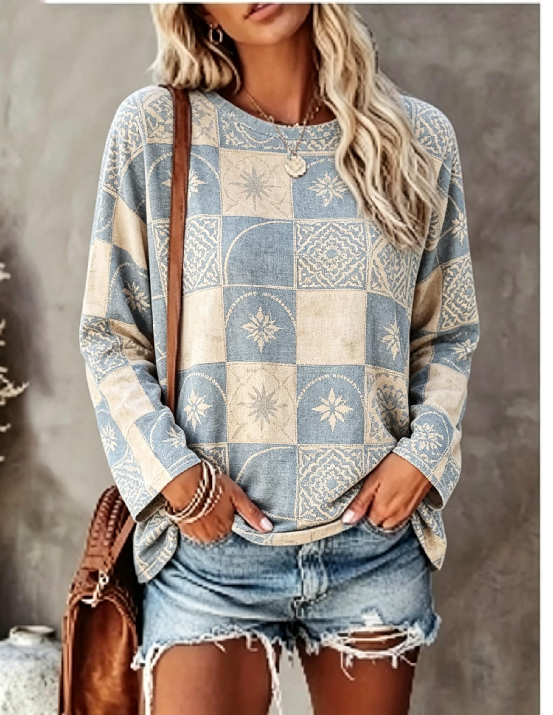 Women Long Sleeve T Shirt Gree - T-Shirts recension och pris