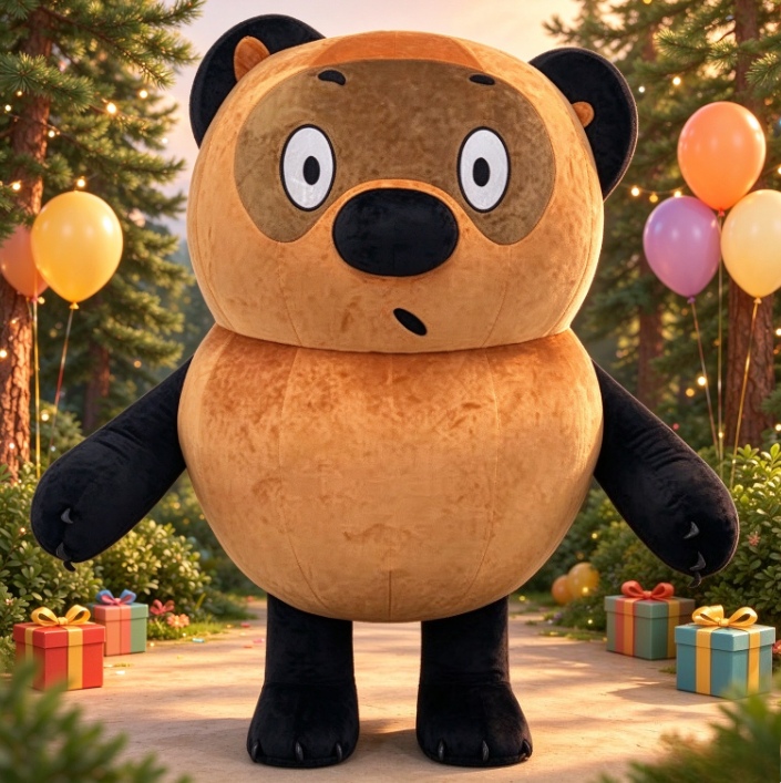Brown Black Bear Inflatable Ma - Suits recension och pris