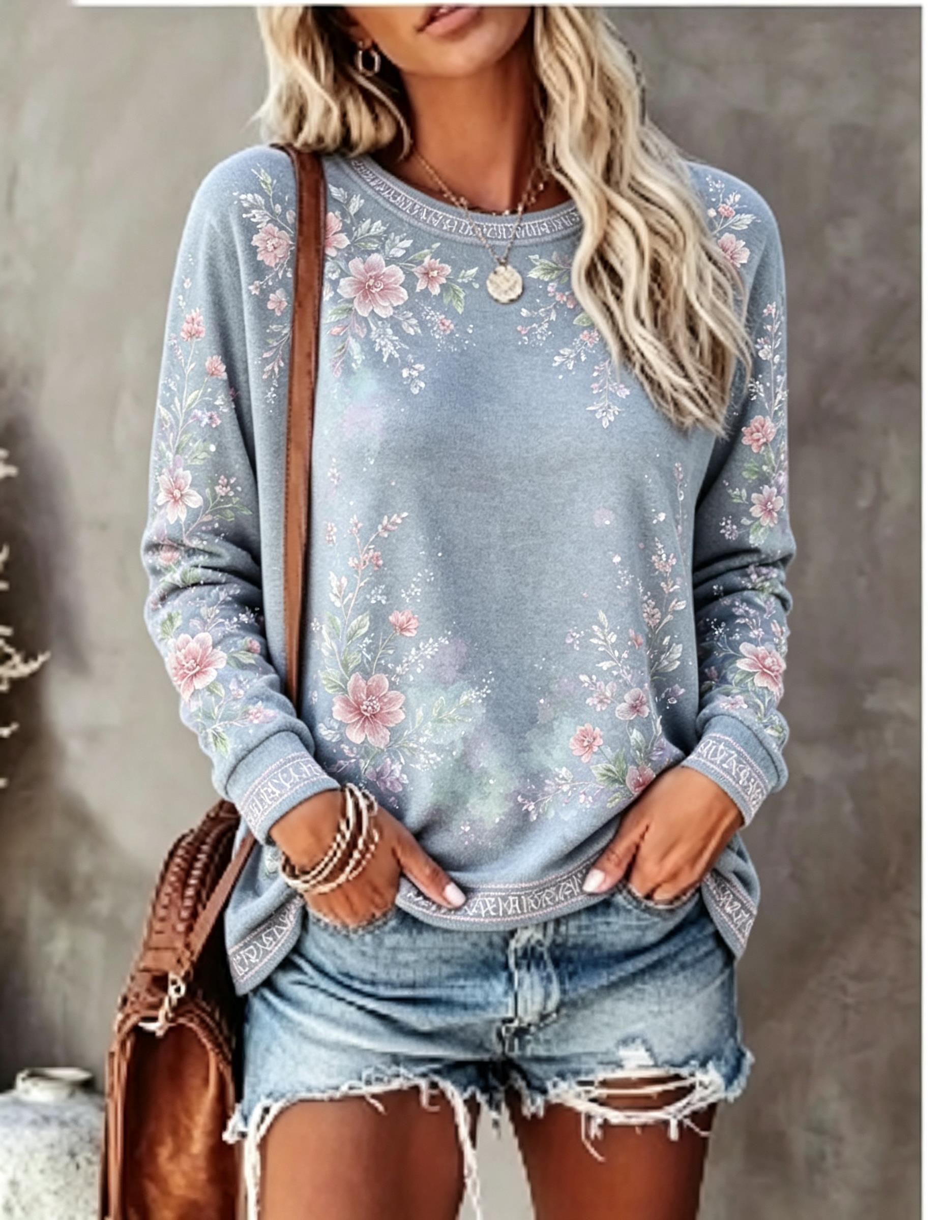 Women Crew Neck Long Sleeve T‑ - T-Shirts recension och pris