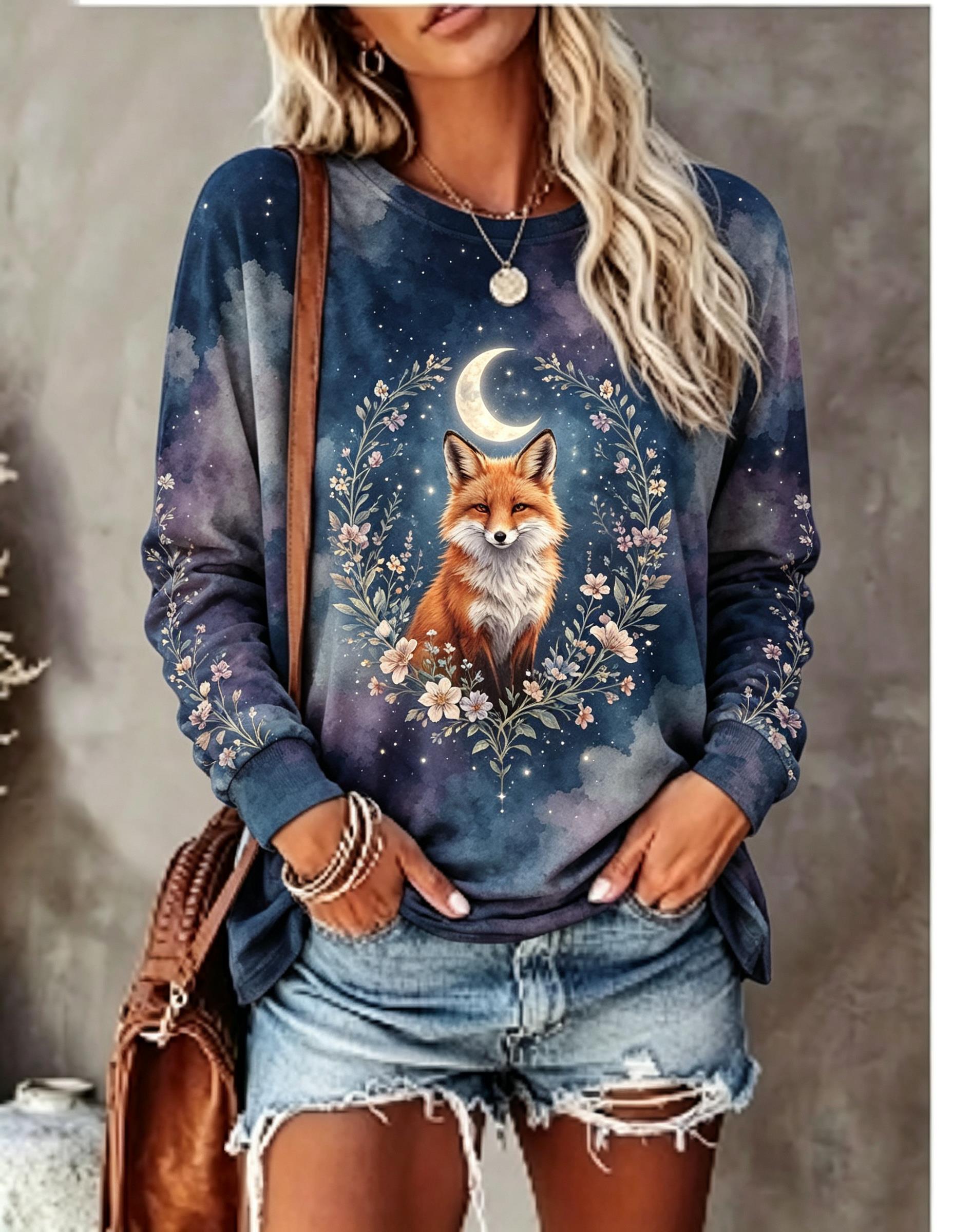 Women Long Sleeve T Shirt Howl - T-Shirts recension och pris